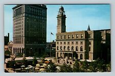 Canton OH, North Plaza, Courthouse, Ohio Vintage Postcard picture