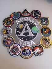 NASA APOLLO COMPLETE PATCH SET OF 12 MINT picture