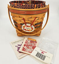 Longaberger Vintage Maple Leaf Basket 1996 Shades of Autumn-4th Edition FALL EUC picture