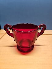 Vintage Cambridge Glass Ruby Red Sugar Bowl  picture