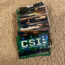 2003 CSI Complete Trading Card Set 1-100 Series 1 Strictly Ink picture
