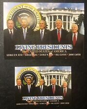 (2)x Living U.S. Presidents Marrick Mint Trading Cards Bush Clinton Carter Obama picture
