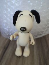 Vintage 8” Peanuts Snoopy Vinyl Jointed Fuzzy Ears & Tail Doll picture
