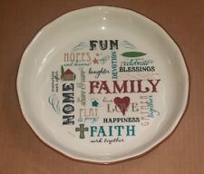 Pie Plate Baking Dish Abbey Press Christian Word Sentiments picture