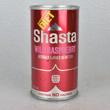 VTG 1970s Shasta Diet Wild Raspberry Soda Pop Can 12oz Straight Steel Hayward CA picture