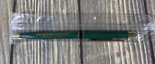 Vintage The Farmers State Bank Ritepoint Green Gold Retractable Pen Ad NIP picture