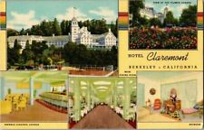 1940'S. HOTEL CLAREMONT. BERKELEY, CA. POSTCARD. DC15 picture