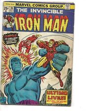 IRON MAN #70 98 (1974) Ultimo, Mandarin, Mike Friedrich, George Tuska, Marvel picture