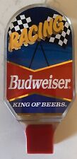 1980s BUDWEISER BEER RACING Lucite acrylic tap handle picture