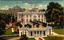 Post Card The White House East Entrance Washington DC. c:1930-1959 picture