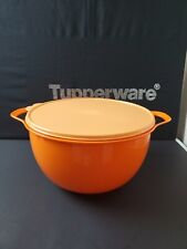 Tupperware Thatsa Bowl 42 Cup Orange With Soft Orange Seal New  picture