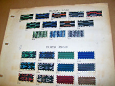 1959 1960 Buick car upholstery sample set -used-All samples intact. picture