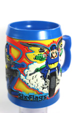 RARE - Batman & Robin 3D Mug 1998 Six Flags MINT Condition w/ Retail Tag picture