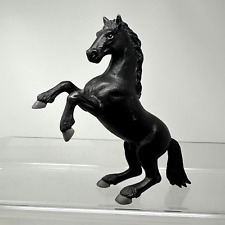 Schleich Horse Rearing Black Morgan Stallion Retired Collectible Figure 1997 picture