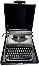 Vintage Remington Rand De Luxe Manual Typewriter w/ Carrying Case Works Well picture