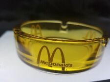 Rare Vintage 70s McDonald's Glass Ashtray Honey Retro picture