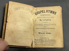 1879 GOSPEL HYMNS Combined Volumes 1 2 3 Meetings Biglow & Main John Church picture