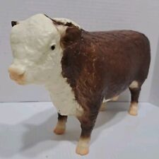 Rare Vtg Breyer Hereford  Polled Bull Collectible Shelf Sitter Never Played With picture
