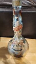 Vintage Du Bouchett (Many Blanc) Clear Glass Bottle with Lid, 1950, RARE picture