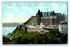 c1910s Chateau Frontenac from Level University Quebec Canada CA Antique Postcard picture