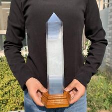 1760g Natural Agate Quartz Tower Obelisk Point Banding Chalcedony CrystalHealing picture