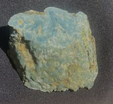 Vonsen Blue Jade Rare Rough Cutting w/Serpentine Surfaces 28 Grams 1.3 Oz  picture