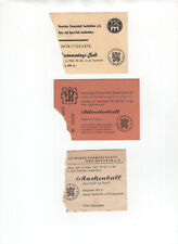 GREAT lot 3 vintage 1960's ZWEIBRÜCKEN Germany Ball Dances Party Ticket Stubs picture