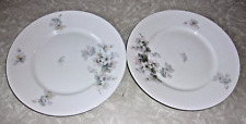 Vtg 2 Bread Plates Hutschenreuther Gelb Lion Germany Bone China Blossoms picture