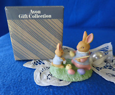 Avon Forest Friends ~ Easter Fun Easter Rabbits Bunny Figurine NEW picture