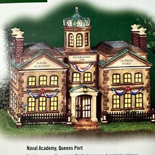 Dept 56 Dickens Village Retired Naval Academy, Queens Port TESTED In Box picture