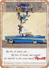 METAL SIGN - 1957 Plymouth Belvedere 2 Door Hardtop Vintage Ad picture