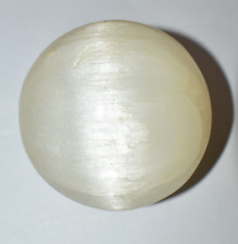 Selenite Sphere Crystal Ball Golden Natural About 3+ lbs. Large 11 1/4