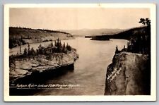 RPPC Postcard Yukon River below Five Finger Rapids Klondike Hwy. Canada F 24 picture