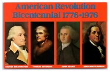 Postcard - American Revolution Bicentennial Famous Leaders Will Be Remembered picture