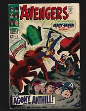 Avengers #46 FN- Buscema 1st Whirlwind (Human Top) Re-Intro Ant-Man Black Widow picture