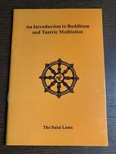 An Intro to Buddhism and Tantric Meditation - The Dalai Lama - Rare Vintage Book picture