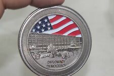 DOS US Department of State DIPLOMACY DEMOCRACY REDDED Edge Challenge Coin picture