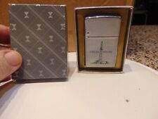 VTG WIND MASTER CIGARETTE LIGHTER ADVERTISING STERLING DRILLING WITH BOX picture