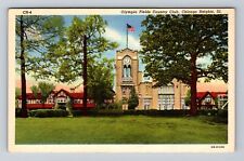 Chicago Heights IL-Illinois, Olympia Fields Country Club, Vintage Postcard picture