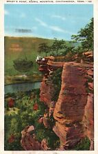 Postcard TN Chattanooga Bradys Point Signal Mountain 1937 Linen Vintage PC H141 picture