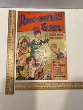Ringmaster’s Guide Build Your Own Circus Fred S McCarthy 1956 picture