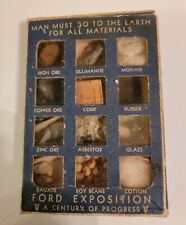 Scarce 1933 Ford Exposition, Chicago World’s Fair Auto Materials Boxed Display picture