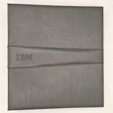 IBM Commemorative Embossed Recognition Binder w/sleeves - SEALED NIB - Gray picture