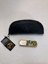 Franklin Mint Waterloo Boy Engine Pocket Knife Collectible picture