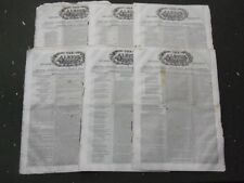 1852 THE ALBION NEWSPAPER LOT OF 22 - NEW YORK- VOL. 11 - BRITISH NEWS - NP 1554 picture