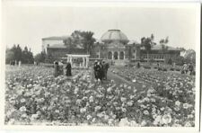 RPPC Postcard Sunken Rose Gardens Exposition Park Los Angeles CA California  picture