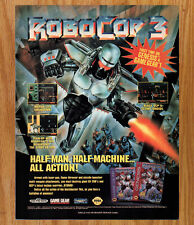 Robocop 3 SEGA Genesis Murphy - Video Game Gear Print Ads Poster Promo Art 1993 picture