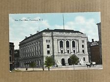 Postcard Providence, RI New Post Office Vintage 1909 Rhode Island picture