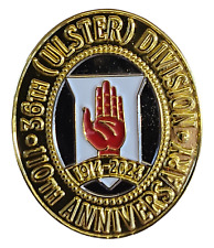 36th (Ulster) Division 110th Anniversary Commemorative Enamel Badge 2024 picture