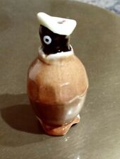 Black Pie Bird Funnel Vent Blackbird In A Pie Figure Brown Ceramic picture